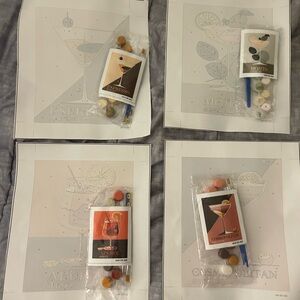 Cocktail paint by numbers